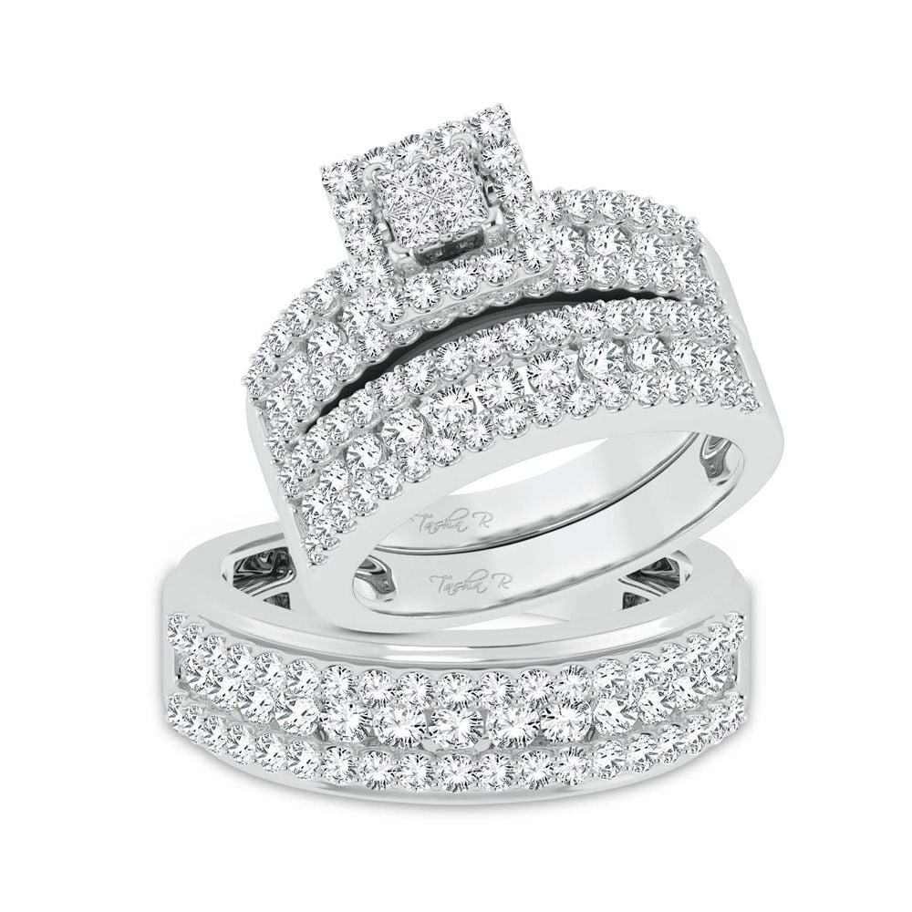14K 2.83CT Diamond Trio Set