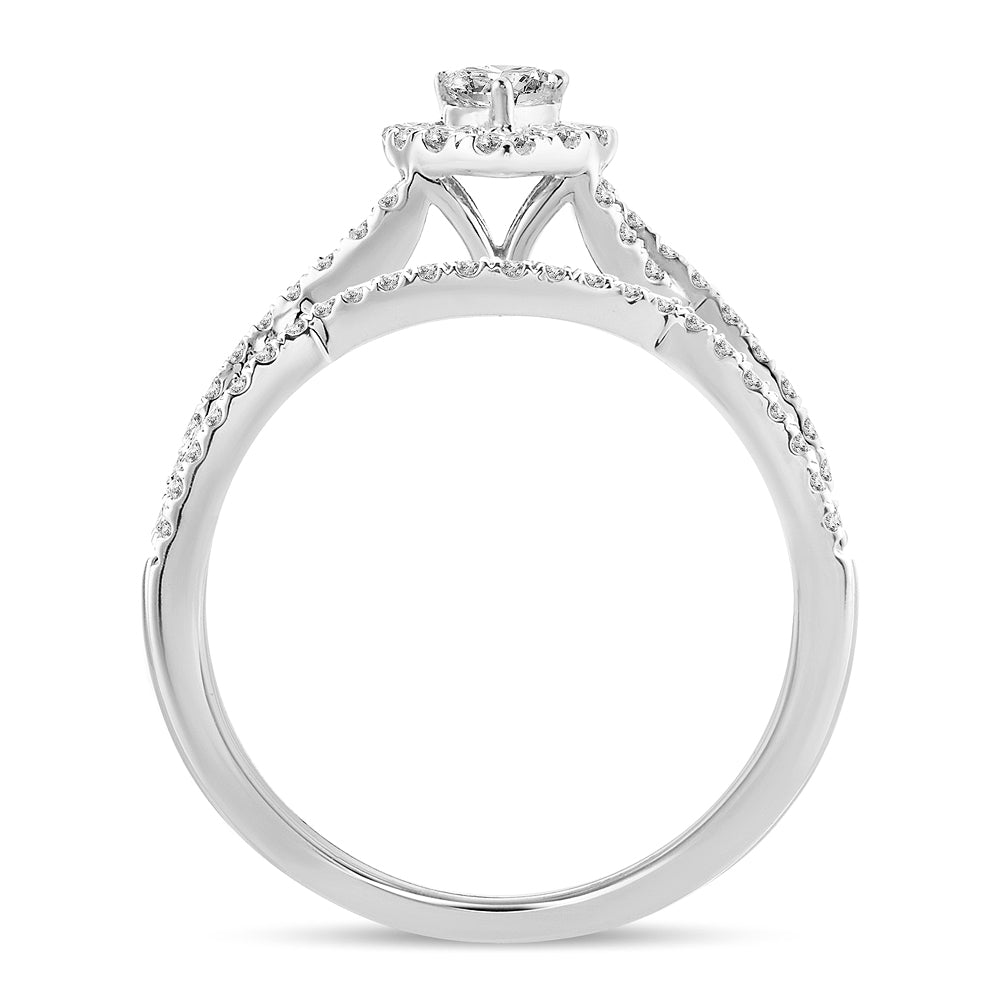 14K 0.75 Fancy Cut Bridal