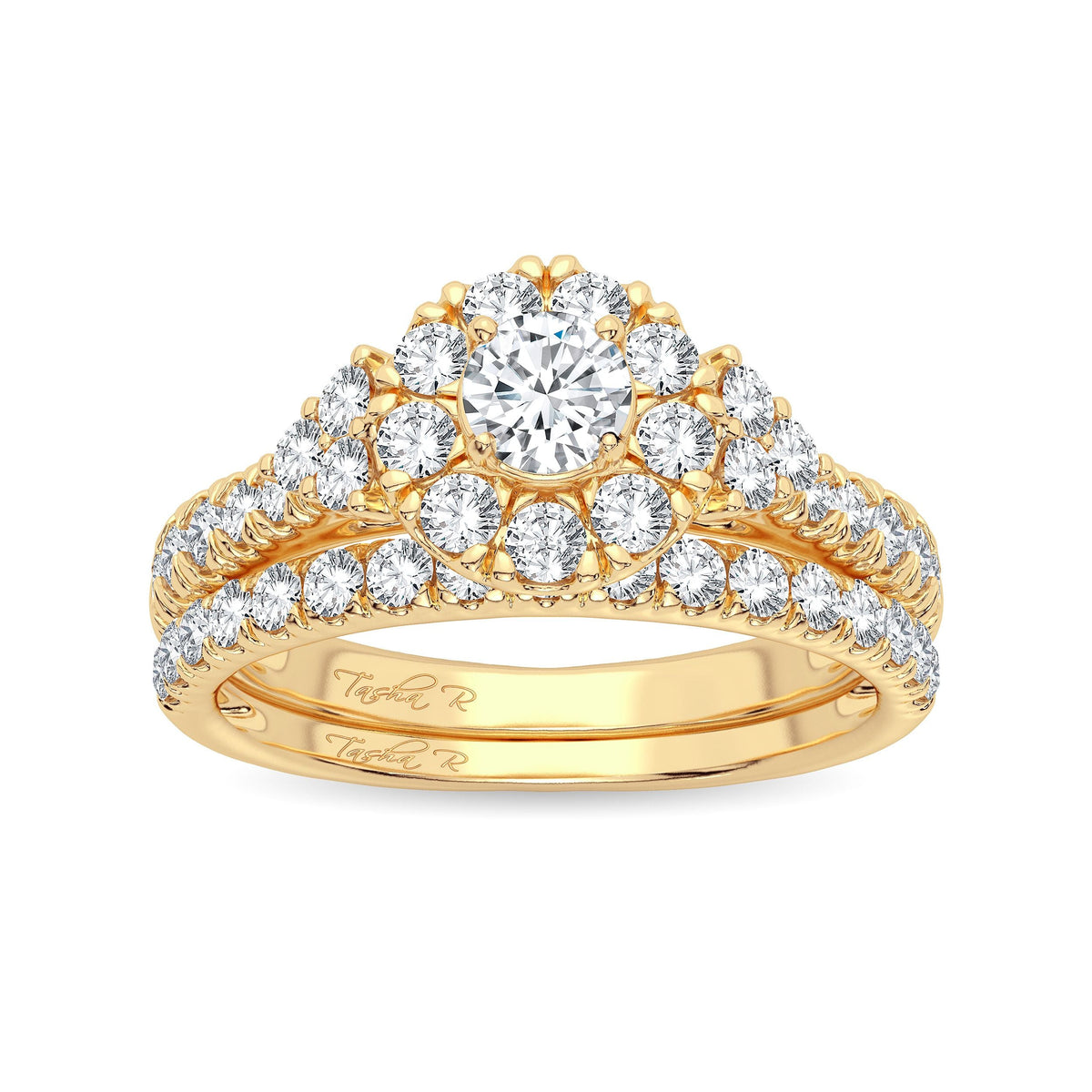 14K 1.00CT Diamond Bridal Ring