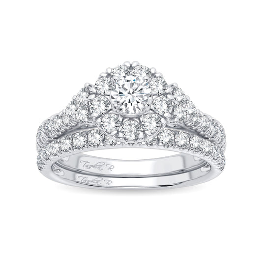 14K 1.00CT Diamond Bridal Ring