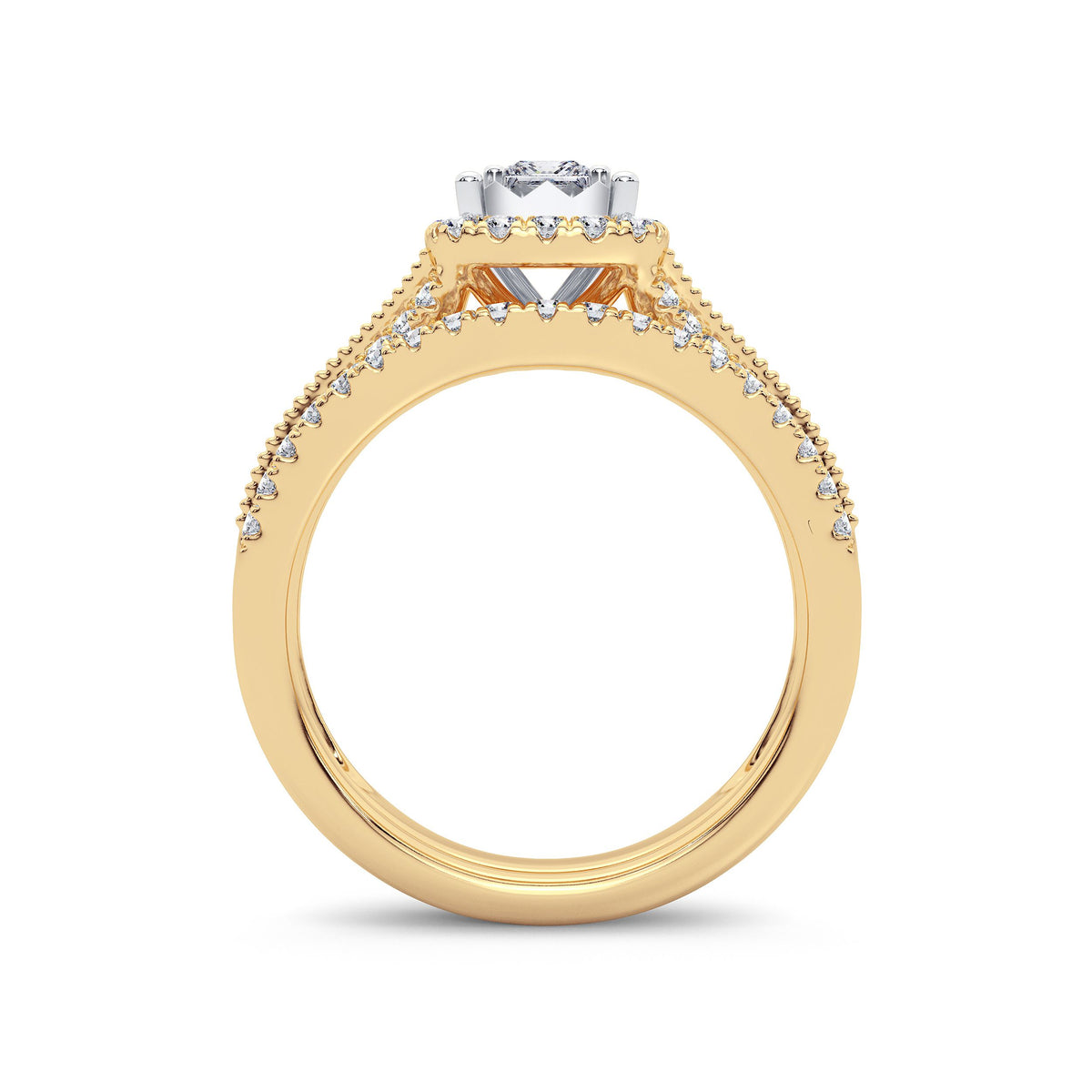 14K 0.75CT Diamond Bridal Ring