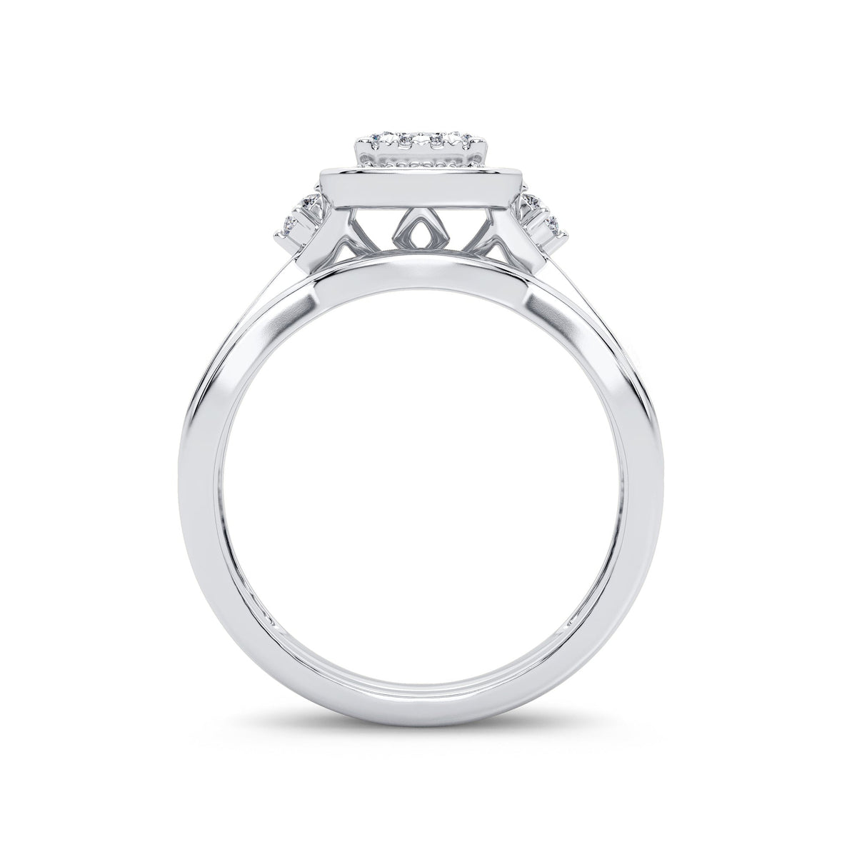 14K 0.40CT Diamond Bridal Ring