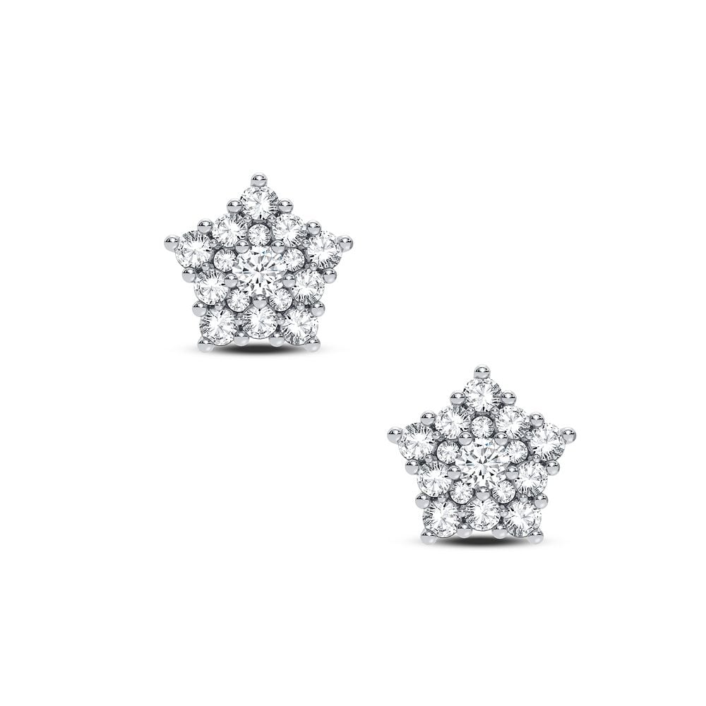 14K 0.25CT Diamond Earring