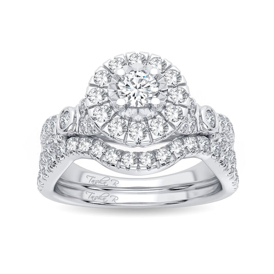 14K 1.00CT Diamond Bridal Ring