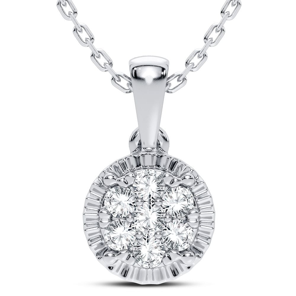 14K 0.14CT Diamond Pendant