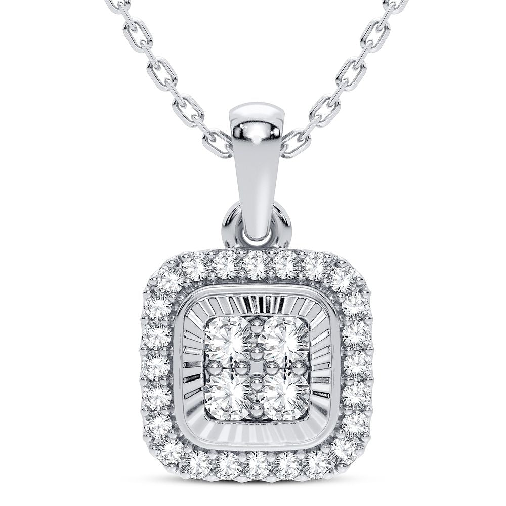 14K 0.25CT Diamond Pendant
