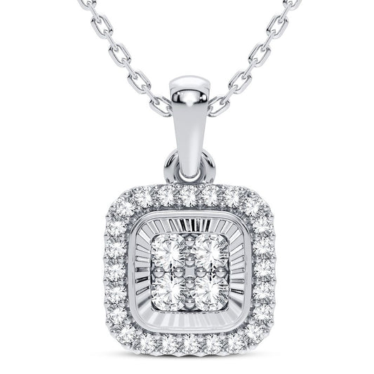 14K 0.25CT Diamond Pendant