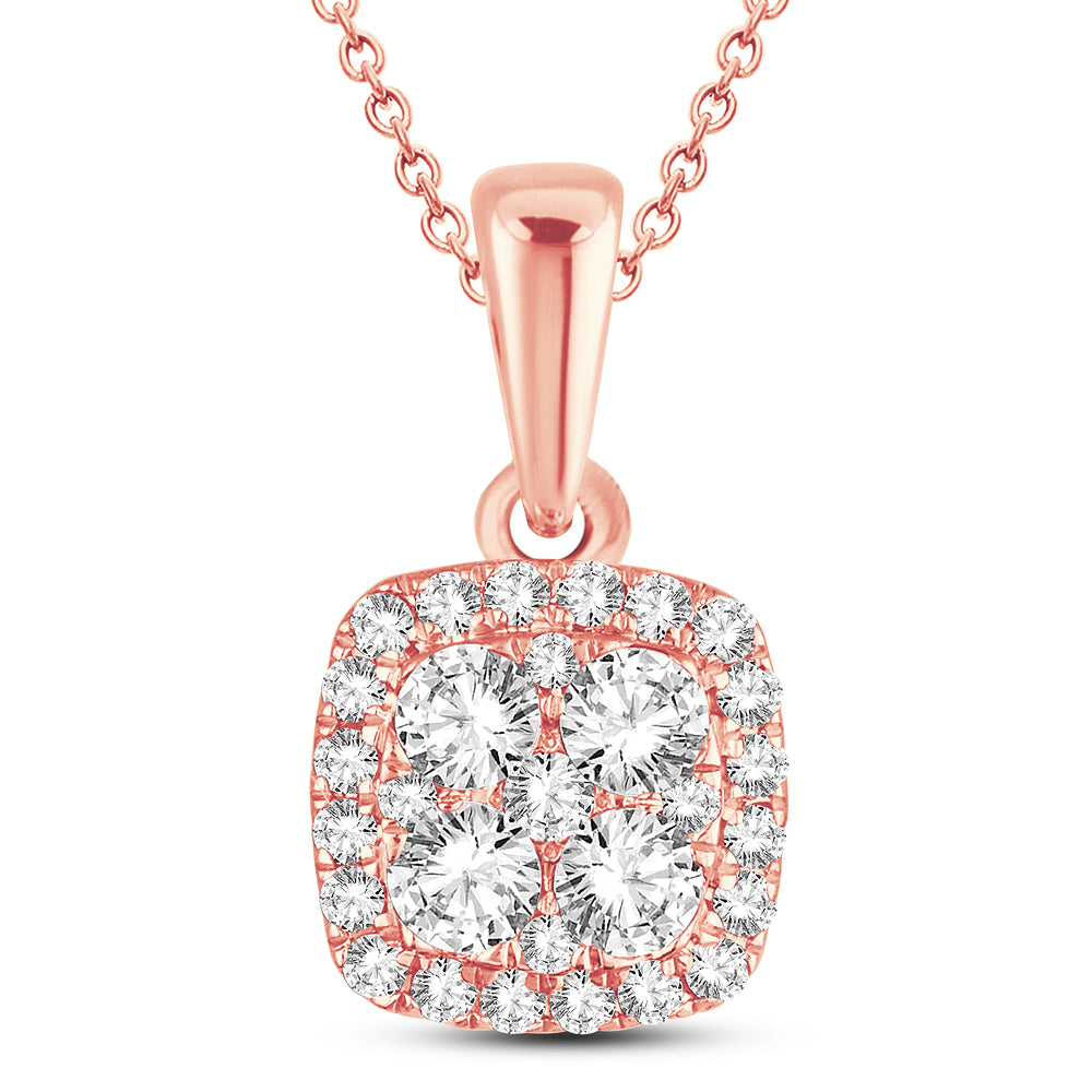 14K 0.50CT Diamond Pendant