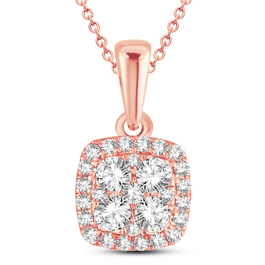 14K 0.50CT Diamond Pendant