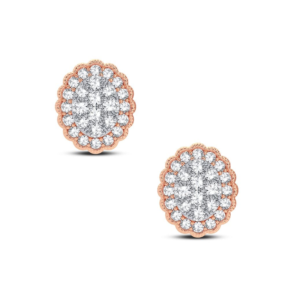 14K 0.50CT Diamond Earring