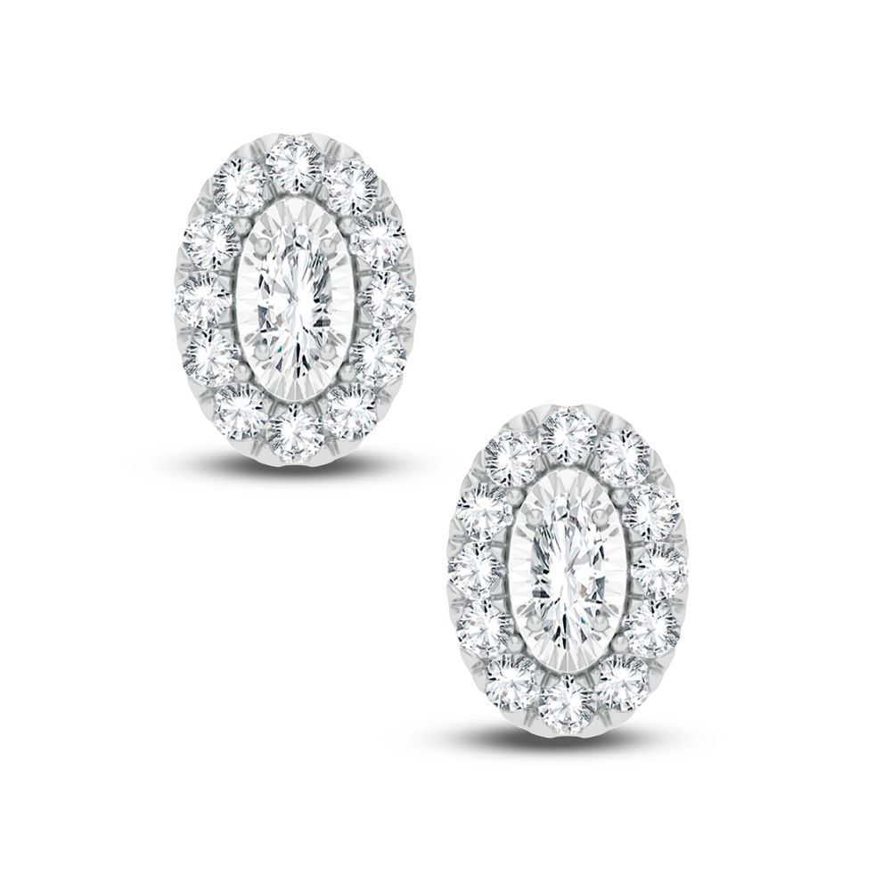 14K 0.40CT Diamond Earring