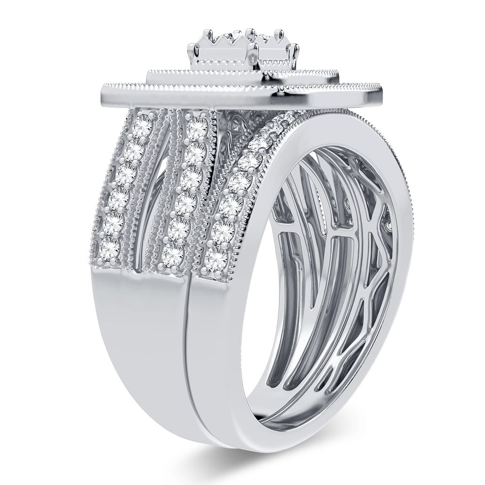 14K 1.00CT Diamond Bridal Ring