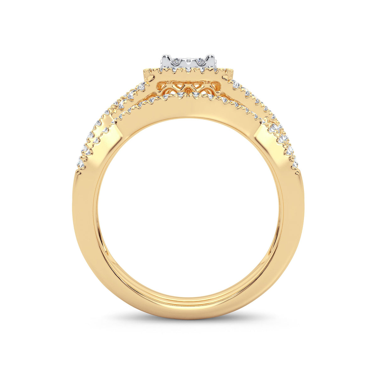 14K 0.50CT Diamond Bridal Ring