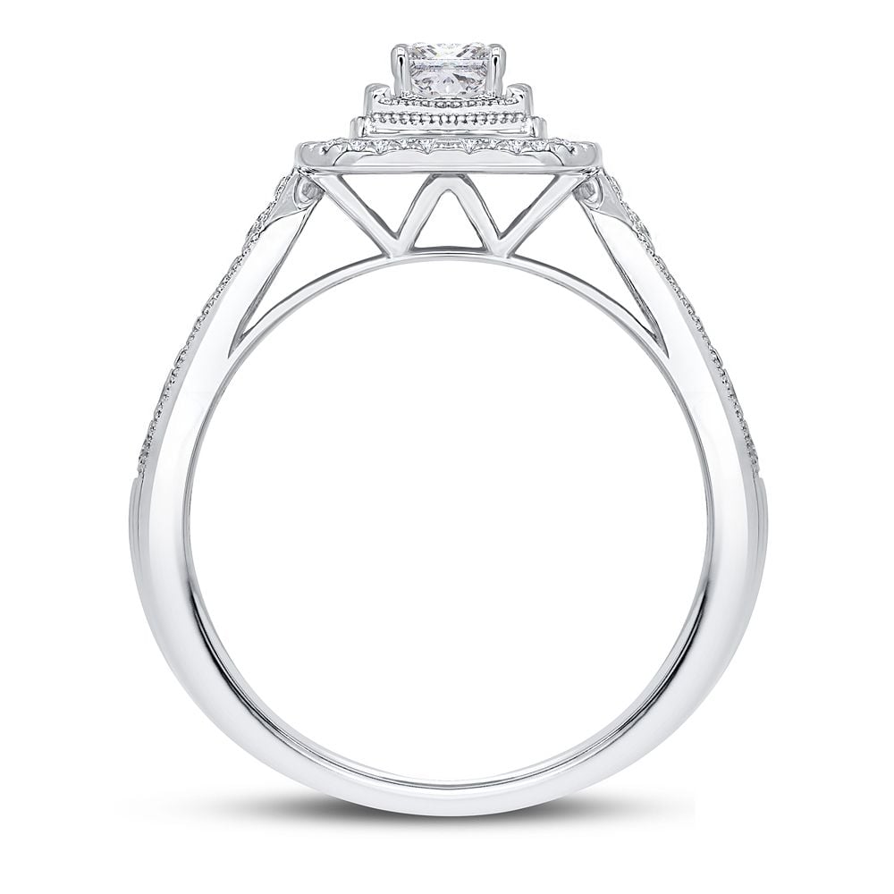14K 0.75CT Diamond Bridal Ring