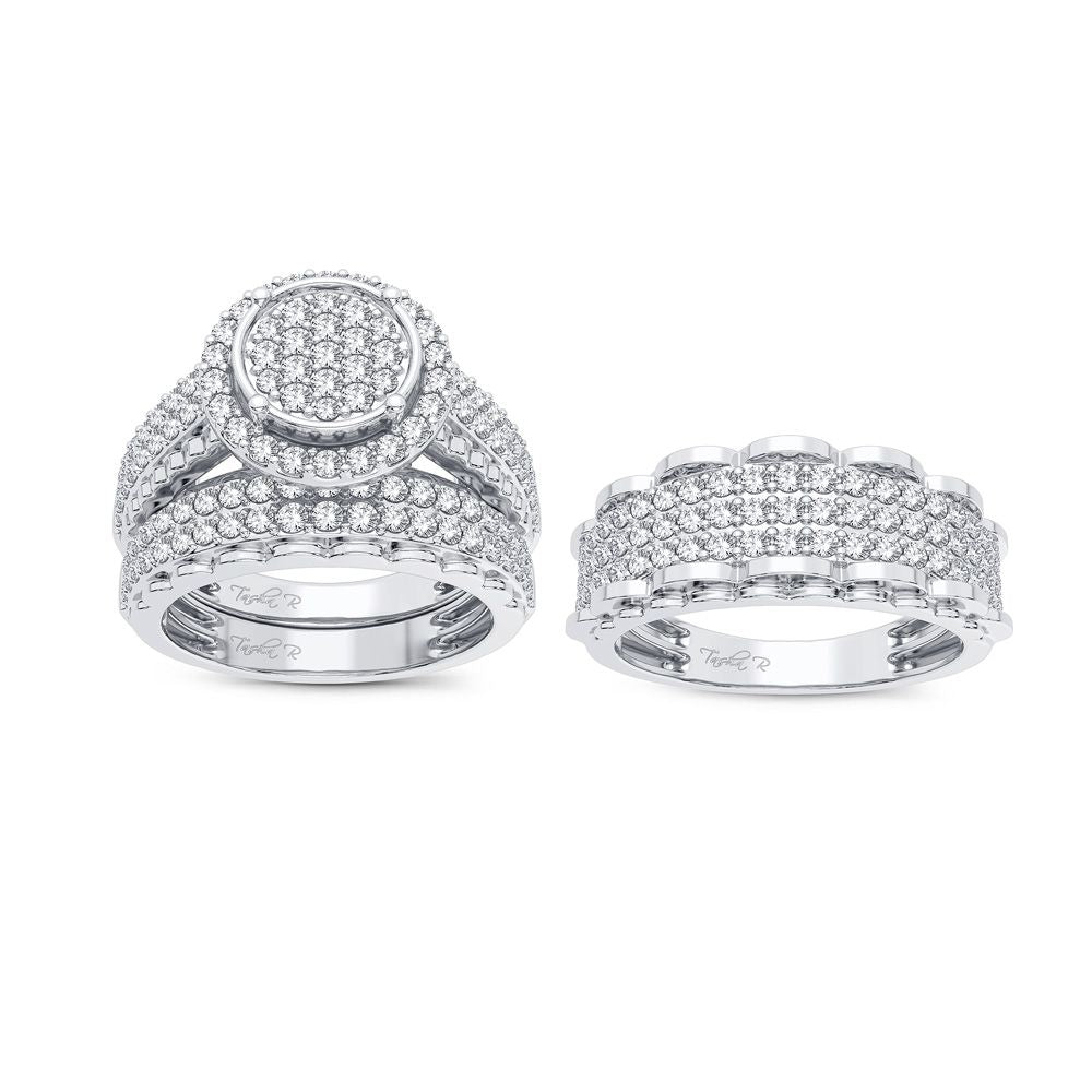 14K 2.00CT Diamond Trio Set