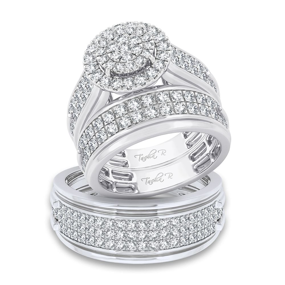 14K 2.10CT Diamond Trio Set