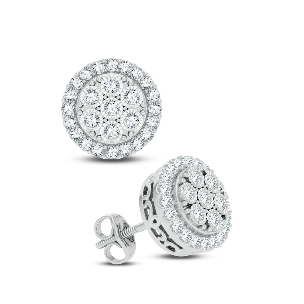 14K 1.00CT Diamond Earring