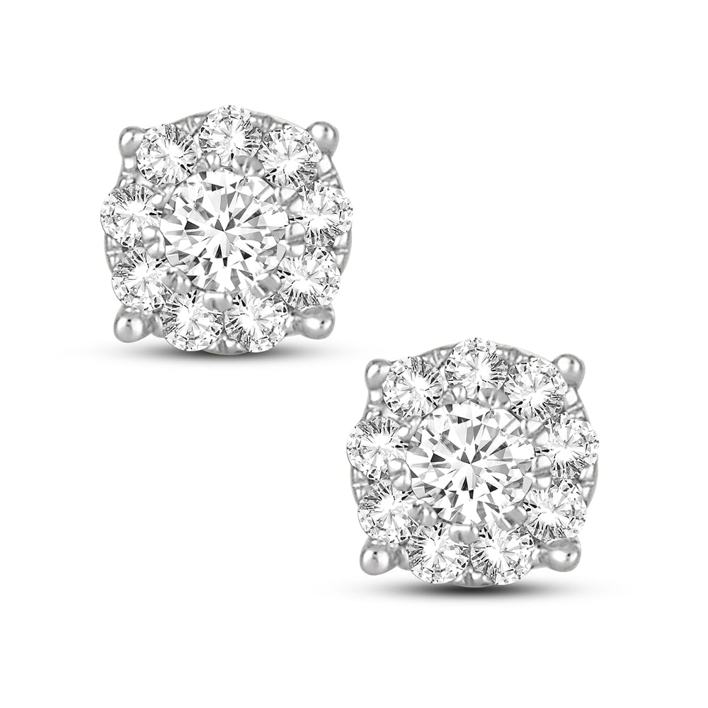 14K 0.33CT Diamond Earrnig