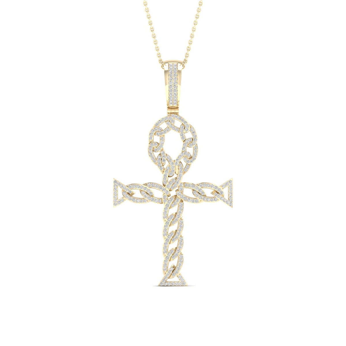 10K 0.70CT Diamond Pendant