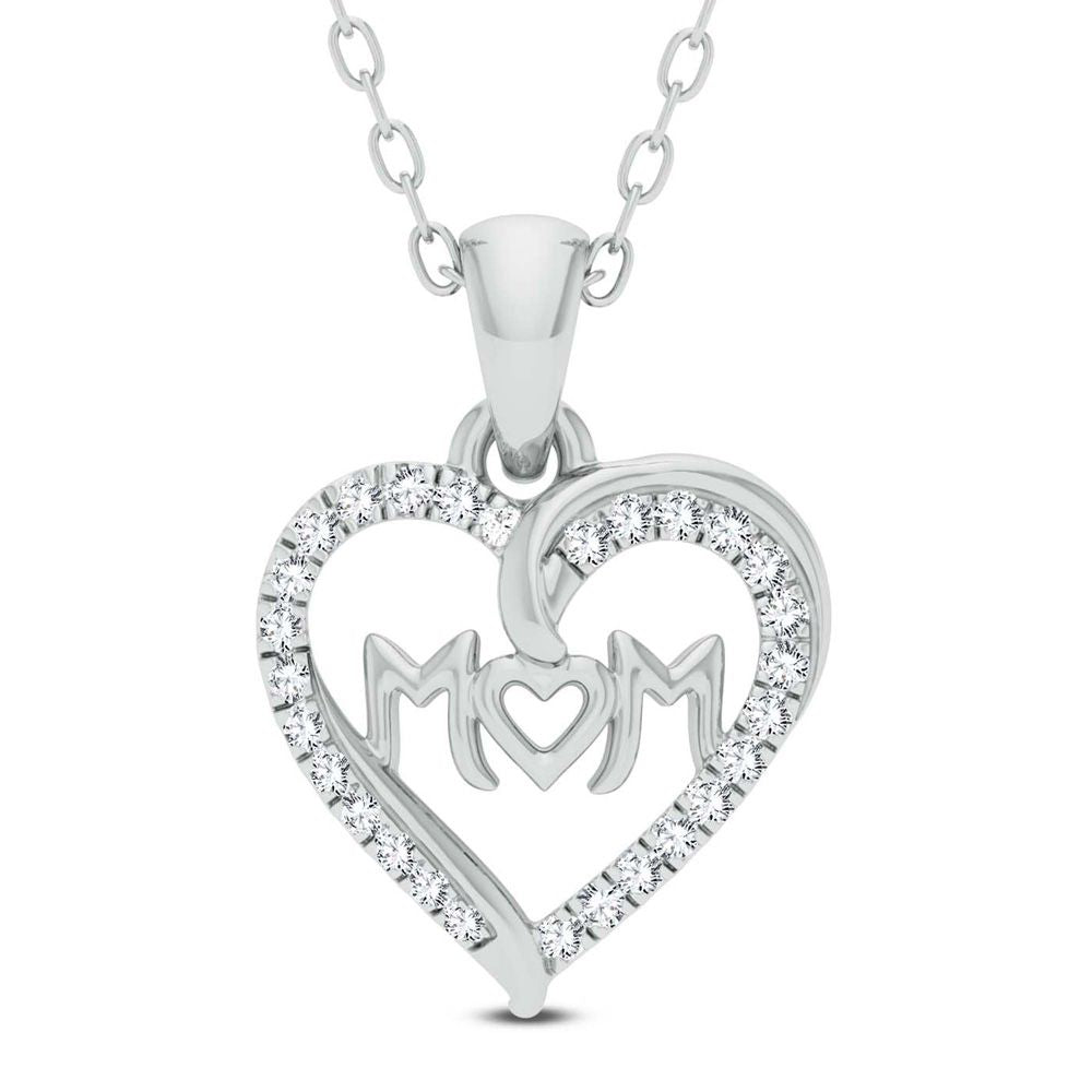 10K 0.13CT Diamond Pendant