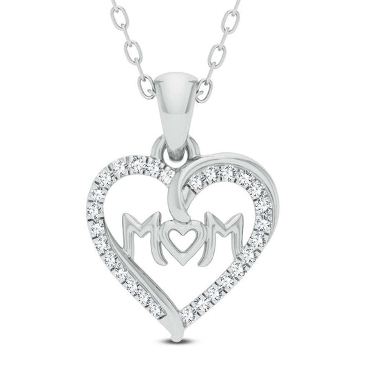 10K 0.13CT Diamond Pendant