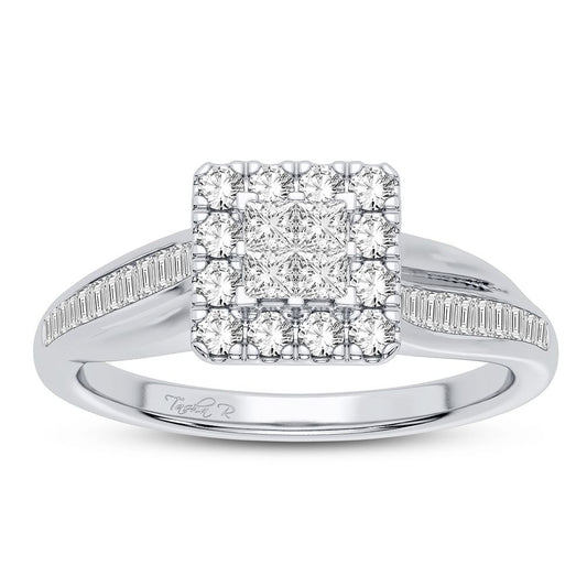 10K 0.50CT Diamond Ring