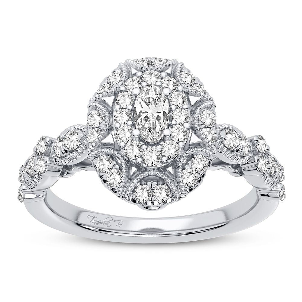 14K 0.63CT Diamond Engagement Ring
