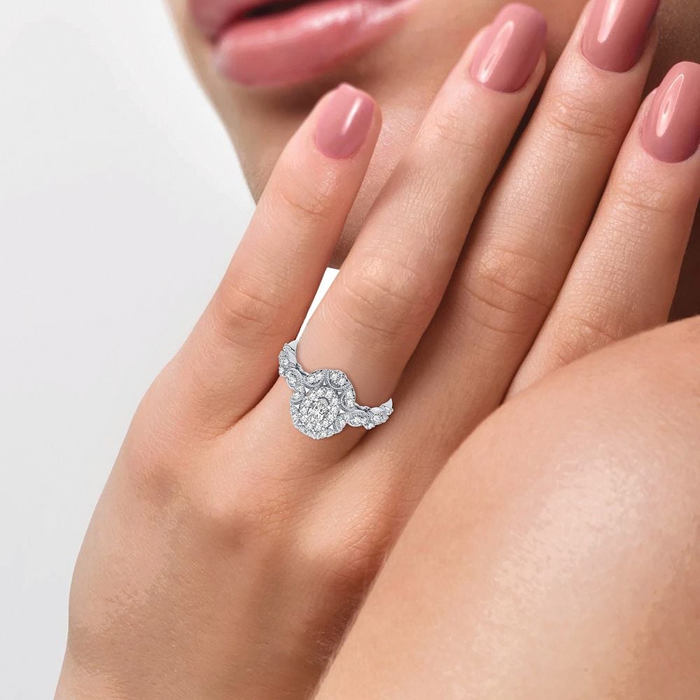14K 0.63CT Diamond Engagement Ring