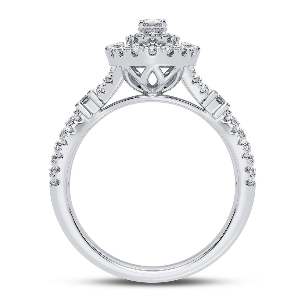 14K 0.75CT Diamond Engagement Ring