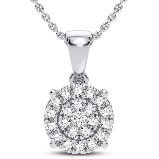 10K 0.15CT Diamond Pendant