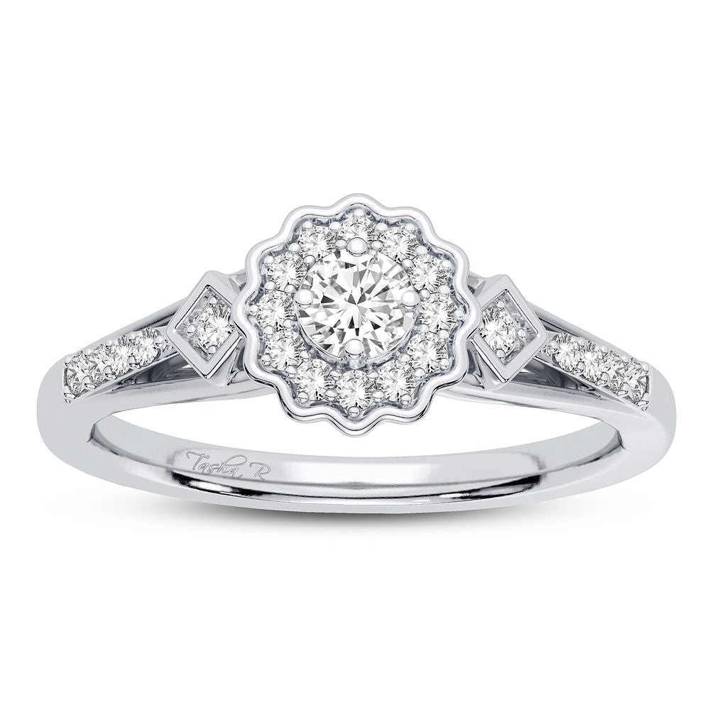 10K 0.20CT Diamond Ring