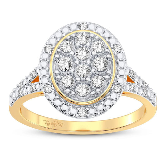 10K 0.10CT Diamond Ring