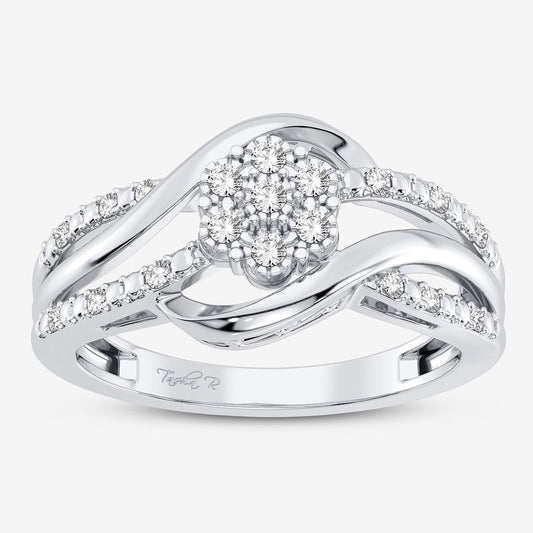10K 0.10CT Diamond Ring
