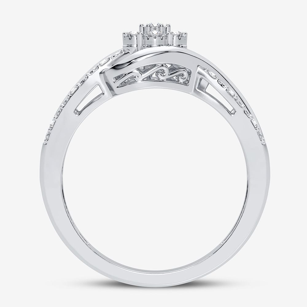 10K 0.10CT Diamond Ring