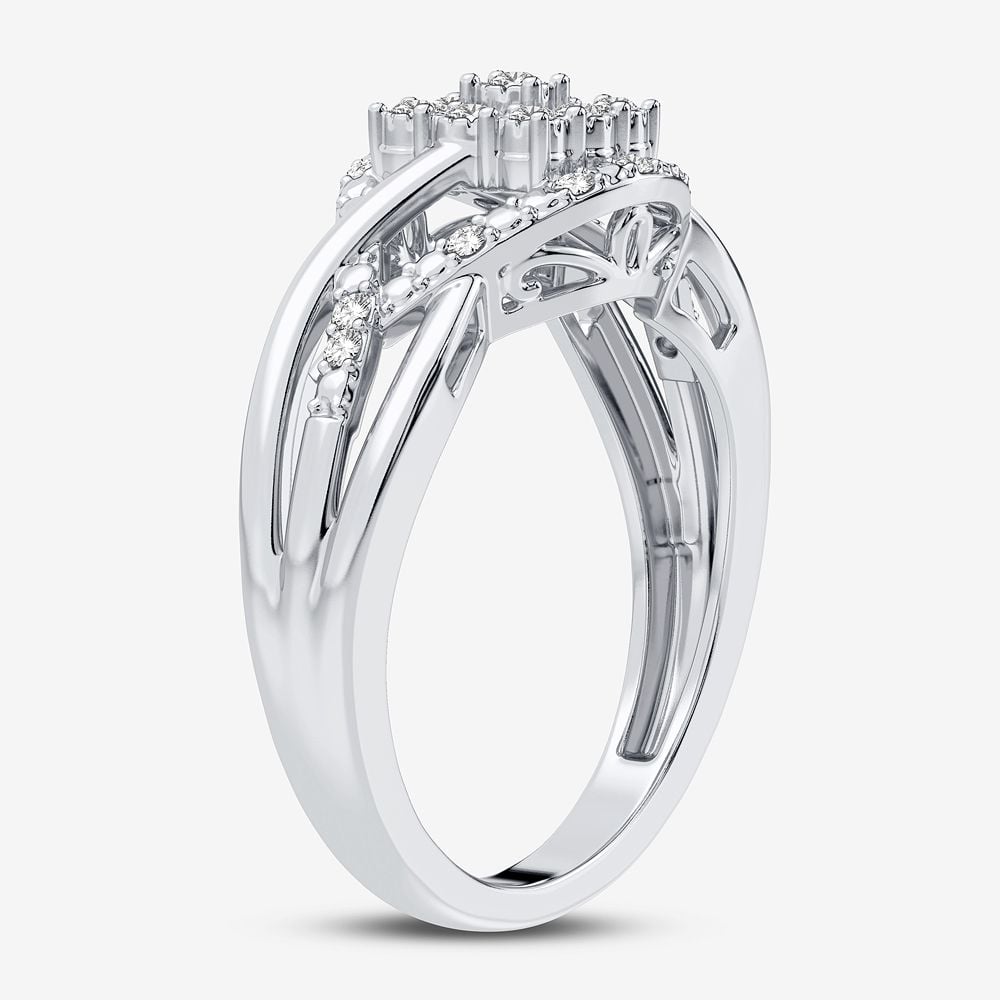 10K 0.10CT Diamond Ring