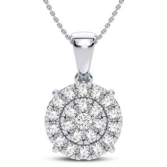 10K 1.00CT Diamond Pendant