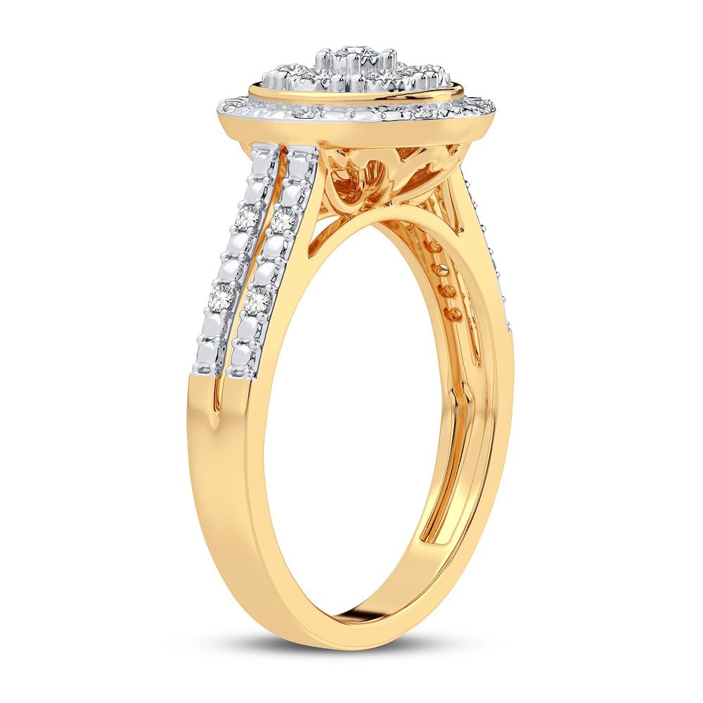 10K 0.10CT Diamond Ring