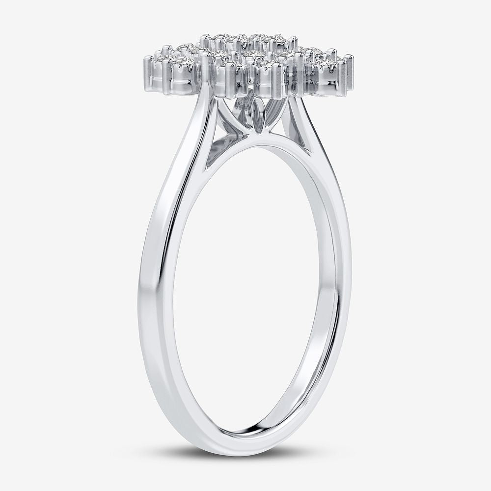 10K 0.10CT Diamond Ring