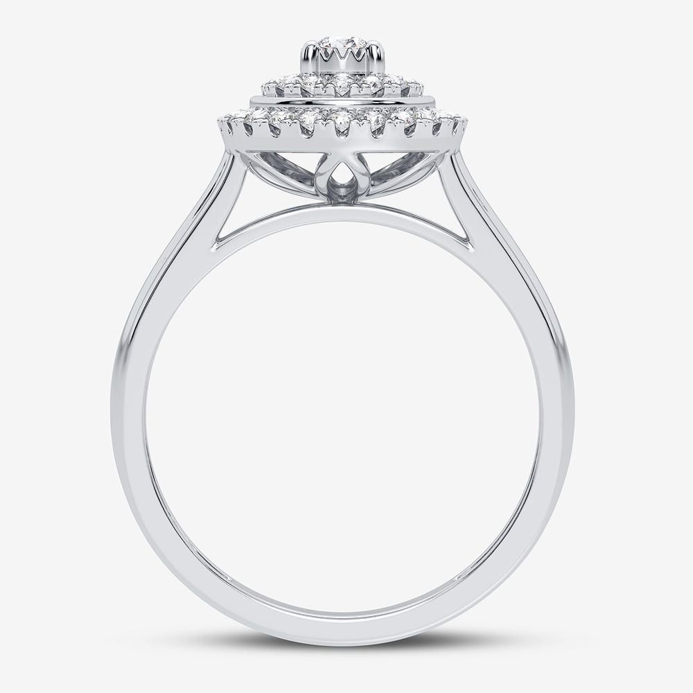 10K 0.25CT Diamond Ring