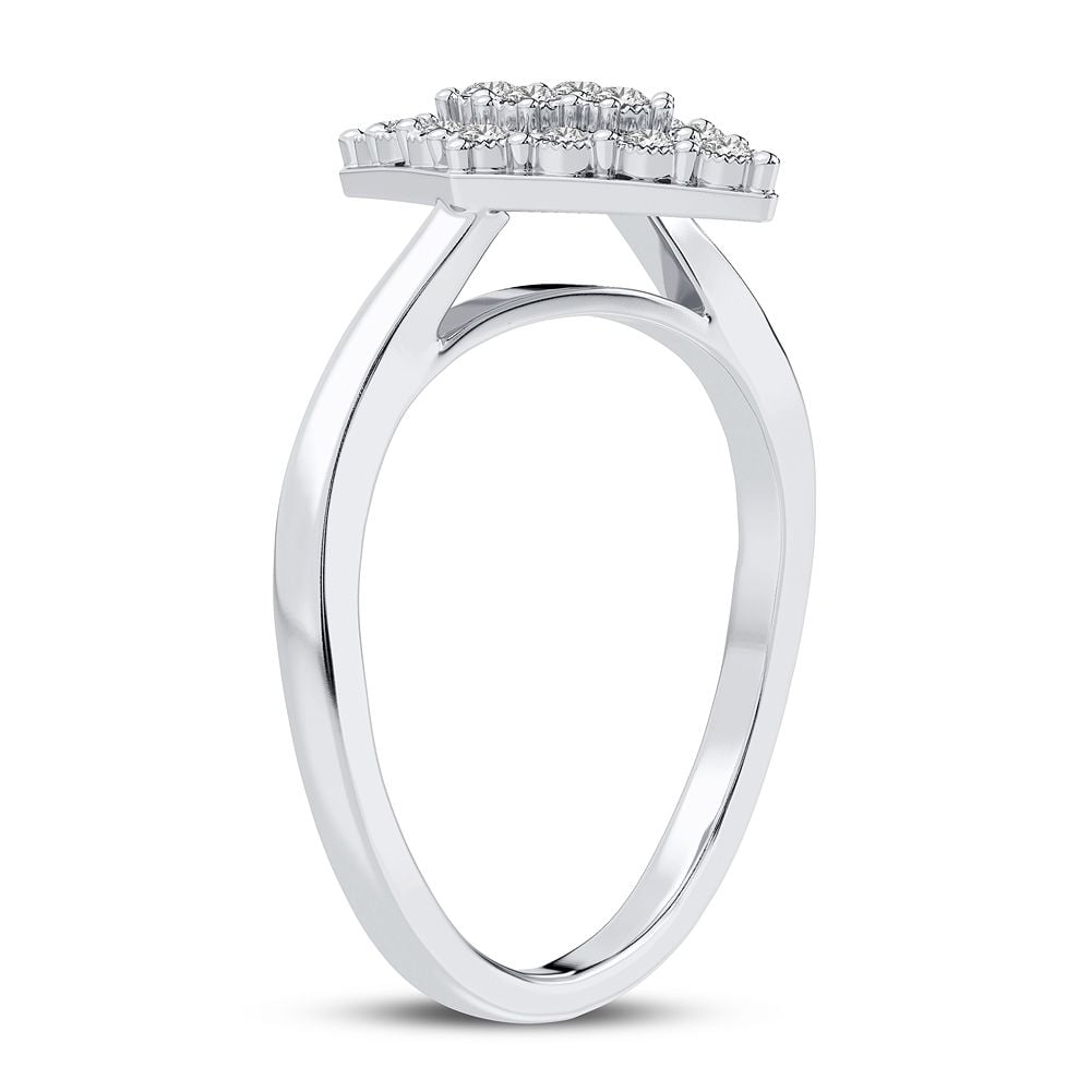 10K 0.10CT Diamond Ring