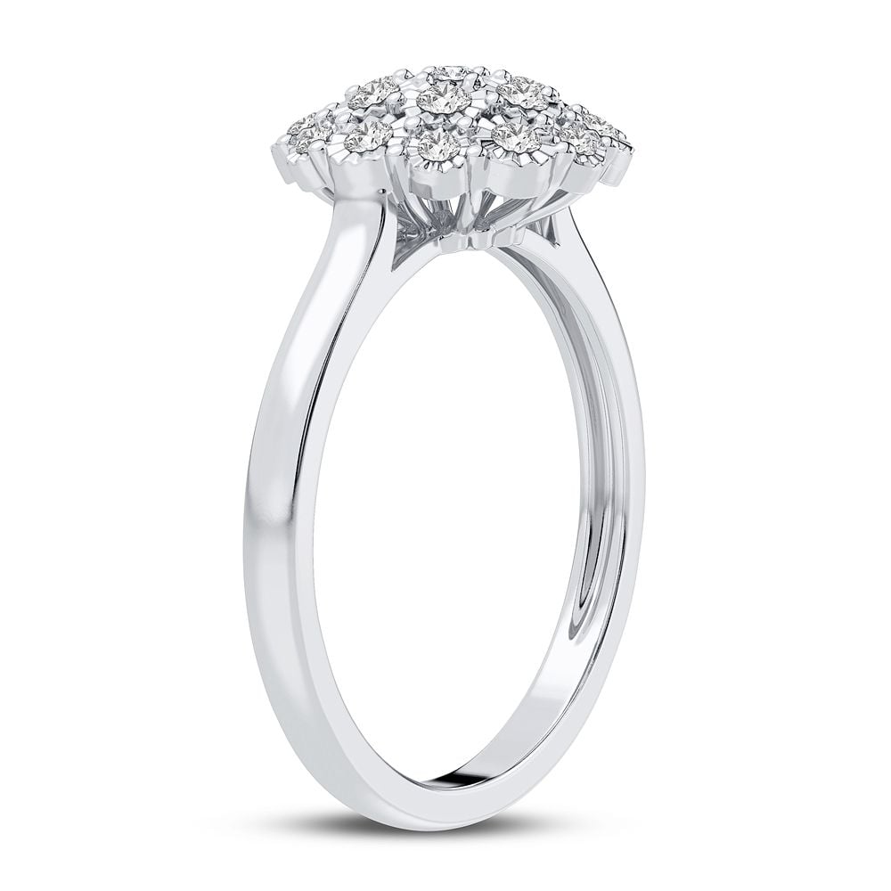 10K 0.19CT Diamond Ring