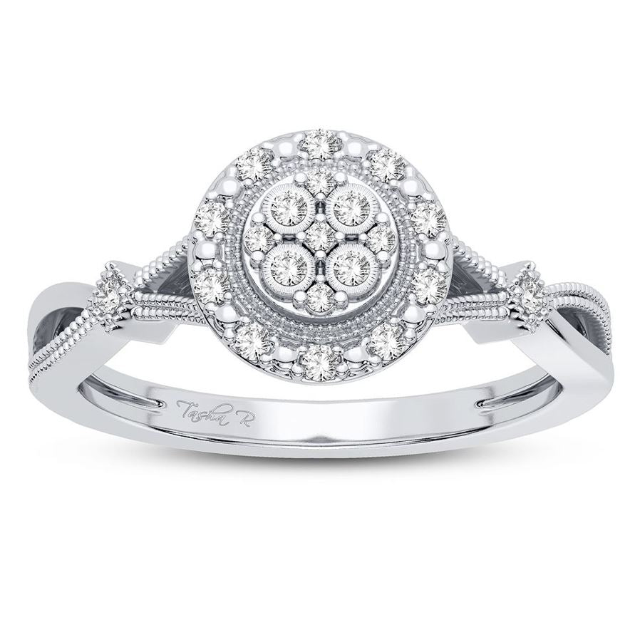 10K 0.10CT Diamond Ring