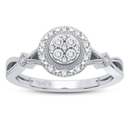 10K 0.10CT Diamond Ring