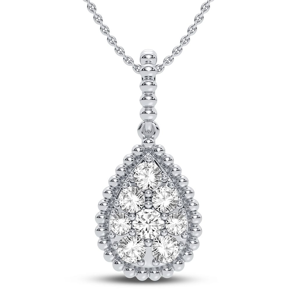 14K 0.40CT Diamond Pendant