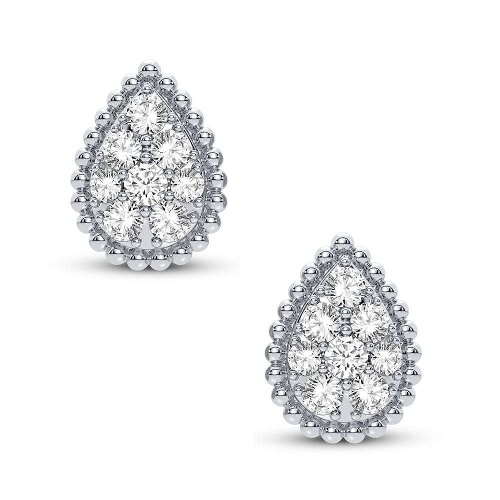 14K 0.62CT Diamond Earring