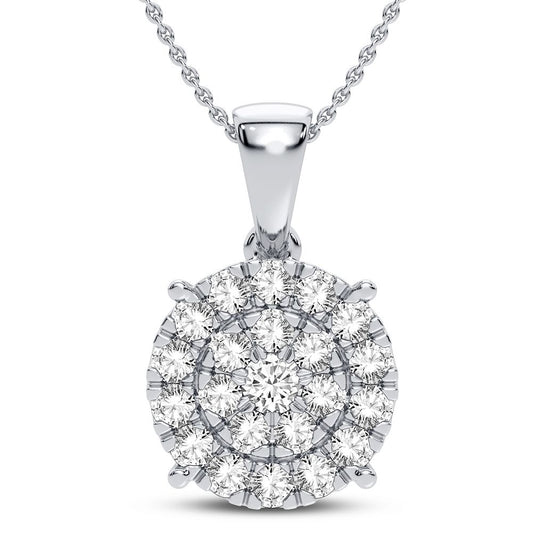 10K 0.75CT Daimond Pendant