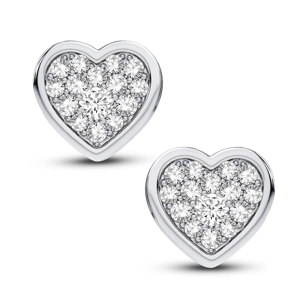 14K 0.33CT Diamond Earring