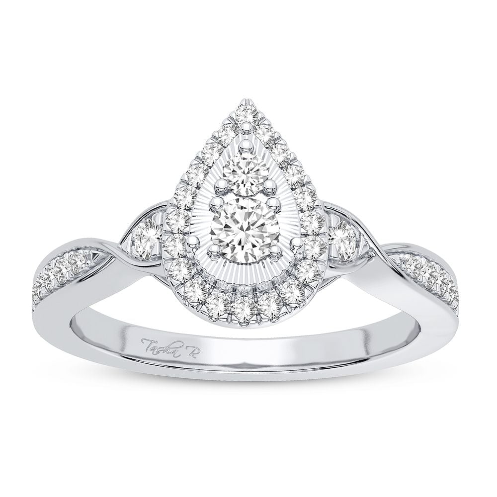 10K 0.33CT Diamond Ring