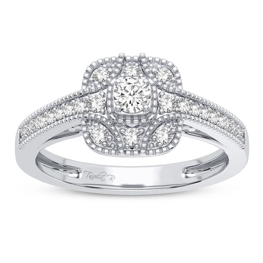 10K 0.25CT Diamond Ring
