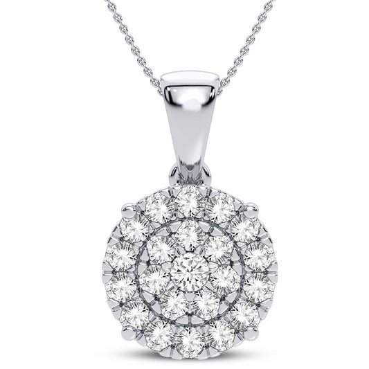 14K 1.50 Ct Diamond Pendant
